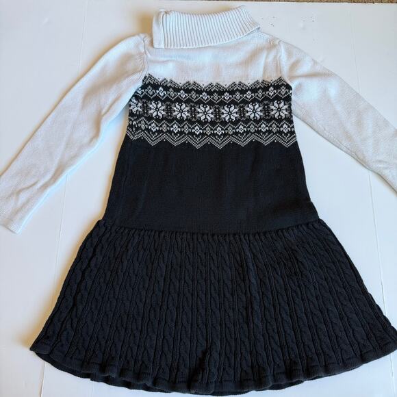 Janie and Jack Fair Isle Sweater Dress 6 - Picture 10 of 10